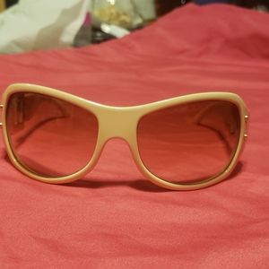 Jimmy Choo Cream / Gold Sunglasses